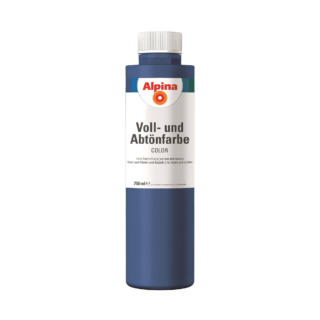 Alpina Voll- und Abtönfarbe 'Mystery Blue' dunkelblau 750 ml