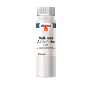 Alpina Voll- und Abtönfarbe 'Snow White' weiß 250 ml