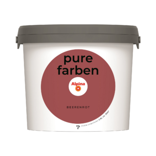 Alpina Wandfarbe 'Pure Farben' beerenrot matt 2,5 l
