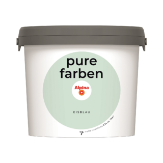 Alpina Wandfarbe 'pure farben' eisblau matt 2,5 l