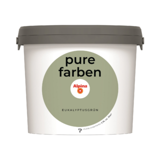 Alpina Wandfarbe 'pure farben' eukalyptusgrün matt 2,5 l