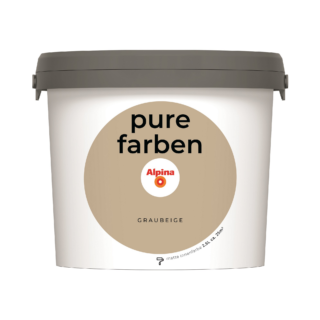 Alpina Wandfarbe 'pure farben' graubeige matt 2,5 l
