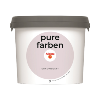 Alpina Wandfarbe 'pure farben' grauviolett matt 2,5 l