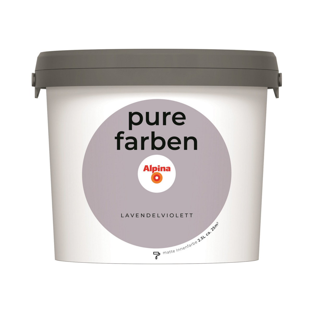 Alpina Wandfarbe 'pure farben' lavendelviolett matt 2,5 l