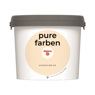 Alpina Wandfarbe 'pure farben' mandelbeige matt 2,5 l