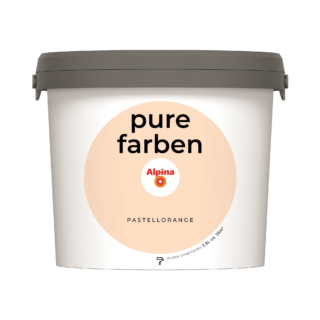 Alpina Wandfarbe 'Pure Farben' pastellorange matt 2,5 l