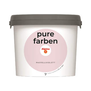 Alpina Wandfarbe 'pure farben' pastellviolett matt 2,5 l