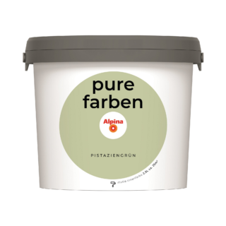 Alpina Wandfarbe 'Pure Farben' pistaziengrün matt 2,5 l