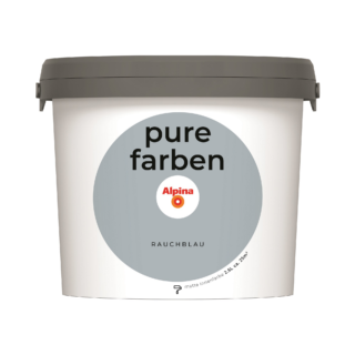 Alpina Wandfarbe 'pure farben' rauchblau matt 2,5 l
