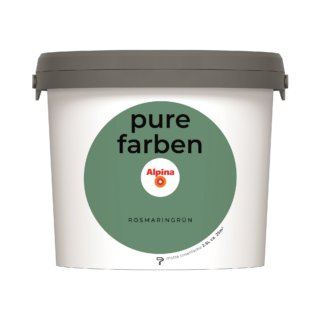 Alpina Wandfarbe 'pure farben' rosmaringrün matt 2,5 l