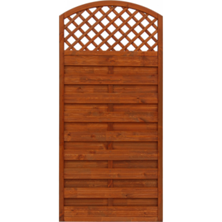 andrewex Sichtschutzzaun 'BK' 90 x 180/195 cm Kiefer teak