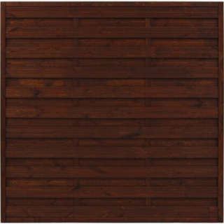 andrewex Sichtschutzzaun 'Classic' 180 x 180 cm Kiefer braun