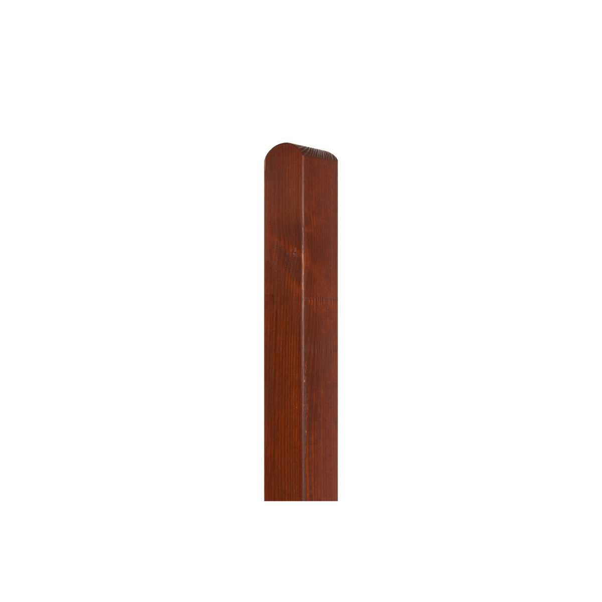 andrewex Zaunpfosten glatt 9 x 9 x 125 cm Kiefer teak