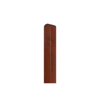 andrewex Zaunpfosten glatt 9 x 9 x 135 cm Kiefer teak