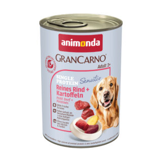 Animonda GranCarno Adult Single Protein Sensitiv 6 x 400 g - Reines Huhn & Reis