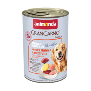 Animonda GranCarno Adult Single Protein Sensitiv 6 x 400 g - Reines Rind & Kartoffeln
