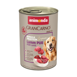 animonda GranCarno Adult Single Protein Supreme 6 x 400 g - Lamm Pur
