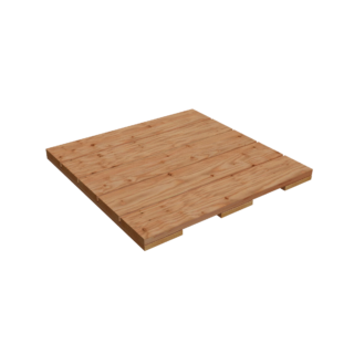 Ante Holzfliese Douglasie 500 x 500 x 31 mm