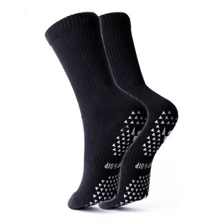 Anti-Rutsch Sportsocken, 1 Paar - S (35-38) / Schwarz