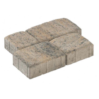 Antikpflaster 'Country' Beton muschelkalkfarben 122 x 83 x 6 cm