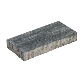 Antikpflaster 'Timber' Beton quarzit 20 x 40 x 6 cm