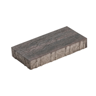 Antikpflaster 'Timber' Beton terrafarben 20 x 40 x 6 cm