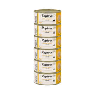 Applaws in Brühe 6 x 70 g - Hühnchenbrust