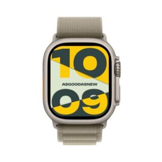 Apple Watch Ultra 2 GPS + Cellular 49mm Titan natur Alpine Loop oliv M