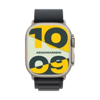 Apple Watch Ultra 3 GPS + Cellular 49mm Titan natur Alpine Loop schwarz L