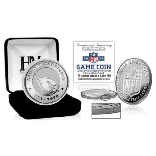 Arizona Cardinals 2025 Game Coin (39mm) Münze, silber