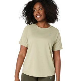 ASICS Core SS Top Gr. L Grün Damen