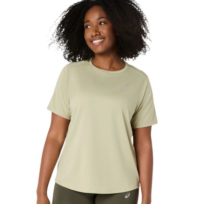 ASICS Core SS Top Gr. L Grün Damen