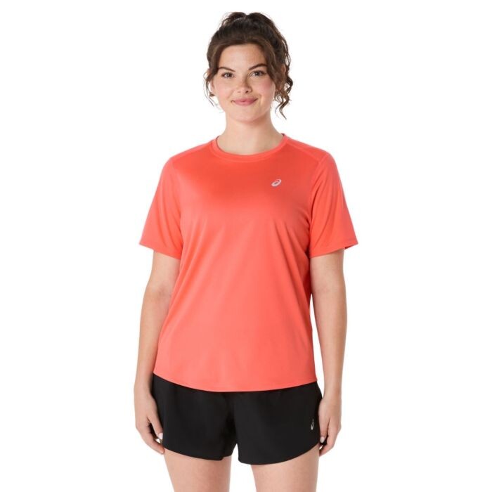 ASICS Core SS Top Gr. L Pink Damen