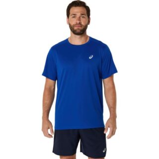 ASICS Core SS Top Gr. S Blau Herren - Leichte und atmungsaktive Trainingströje für den Lauf