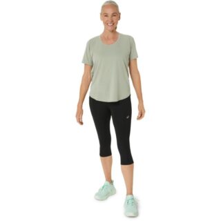 ASICS Damen High Waist Capri-Tights S – Schwarz, ideal für Laufen & Training, bequemer Sitz & optimale Bewegungsfreiheit