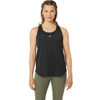 ASICS Damen Lauf-Top XS Schwarz – Bequemer, atmungsaktiver Singlet für Training und Wettkämpfe
