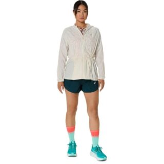 ASICS Damen Laufshorts 3,5 Zoll XL Grün – Bequemer Trainings- und Wettkampfsupport