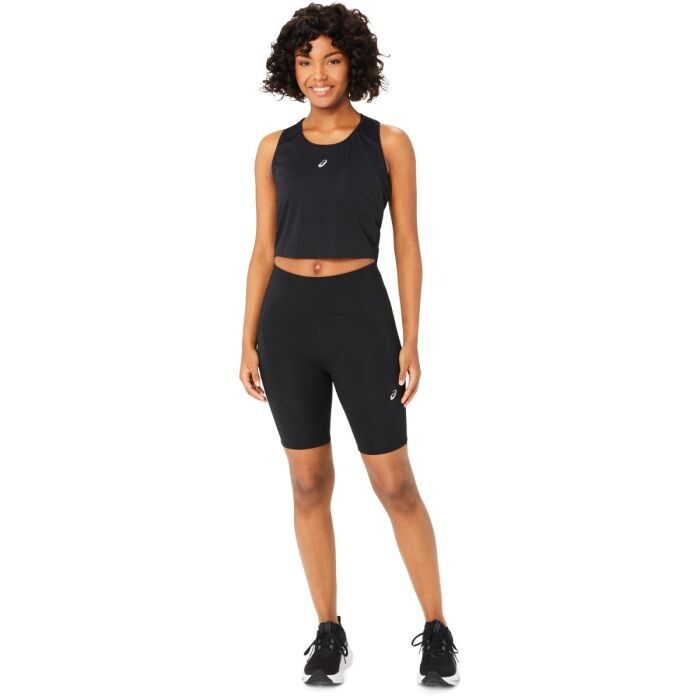 ASICS Damen Road High Waist 8IN Sprinter - Schwarz, Größe XS für optimalen Komfort