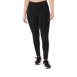 ASICS Damen Winter Lauf-Tights in Schwarz, Hohe Taille, Größe L für optimalen Komfort bei kaltem Wetter