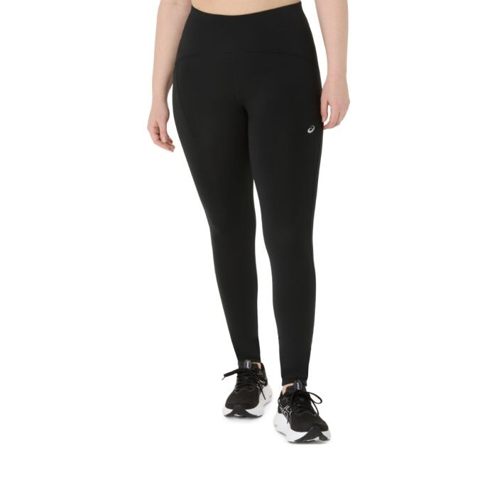 ASICS Damen Winter Lauf-Tights in Schwarz, Hohe Taille, Größe L für optimalen Komfort bei kaltem Wetter