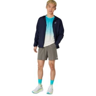 ASICS Road 2in1 7 Inch Shorts Gr. L Grün Herren