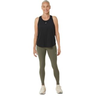 ASICS Road High Waist Tight Gr. M Grün Damen