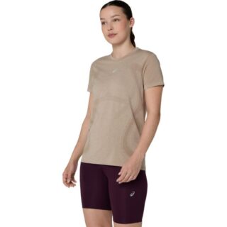 ASICS Road Seamless SS Top Gr. L Grün Damen