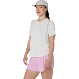 ASICS Road SS Top Gr. L Grau Damen