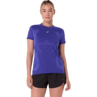 ASICS Seamless SS Top Gr. S Blau Damen