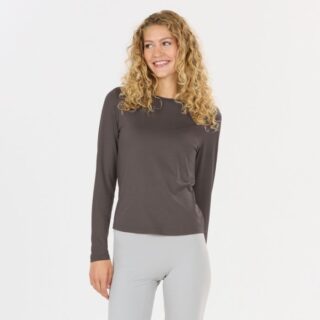 Athlecia Miwa LS Tee Gr. 36 Braun Damen