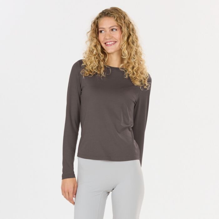 Athlecia Miwa LS Tee Gr. 36 Braun Damen