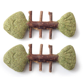 Aumüller Fischgräte für Katzen - Sparpaket: 2 x 2 Stück