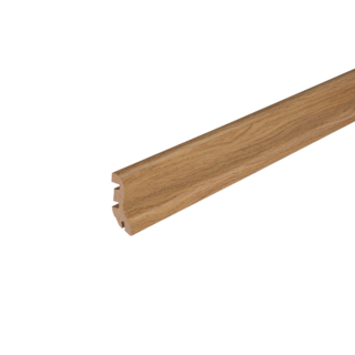 B1 Sockelleiste Eiche Jura geschwungen 2400 x 45 x 20 mm