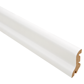 B1 Sockelleiste Uni weiß 2400 x 45 x 20 mm